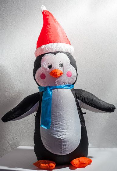 pingüino con gorro navideño 1.20 mts modelo: WS-301330 