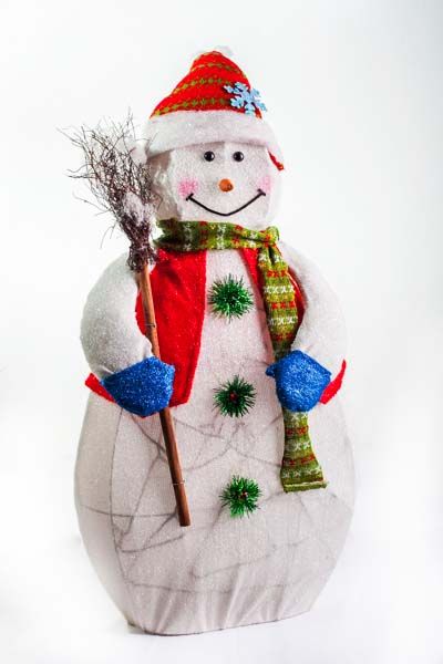 Snow man 47X19X91 cms w/battery operated 50 Led timer modelo: MH68928H36